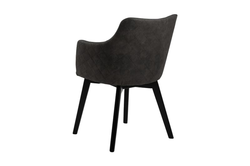 Naquasha Armstol - Grå/Sort - Møbler - Stole & lænestole - Spisebordsstole & køkkenstole