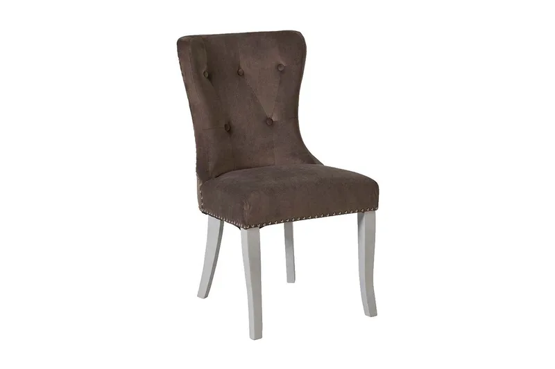 Nasra Køkkenstol, Hvid/Grå