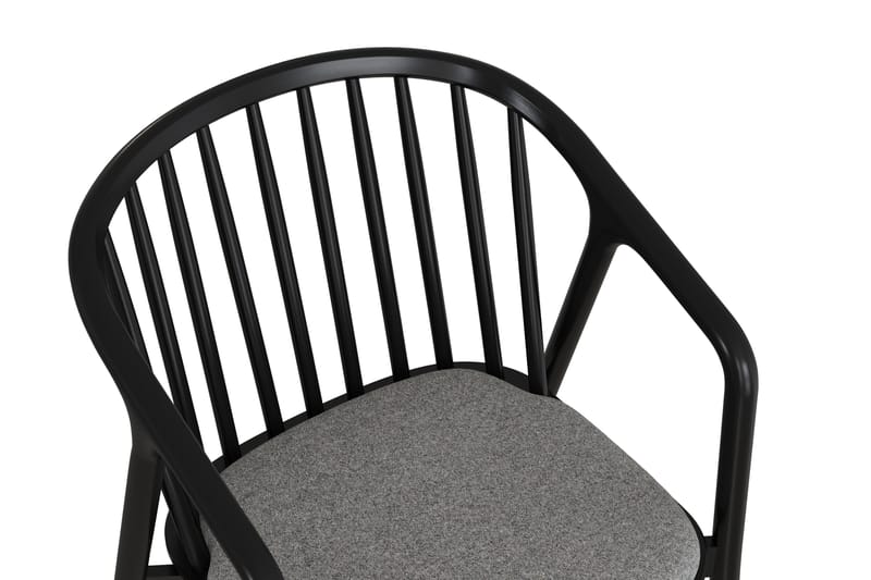 Noira Spisebordstol Massiv Eg - Sort - Spisebordsstole & køkkenstole