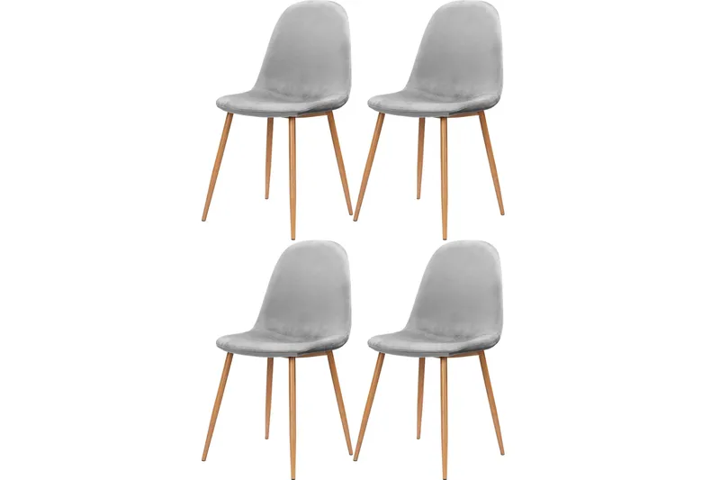 Oktoos Spisebordsstol, Grå/Natur