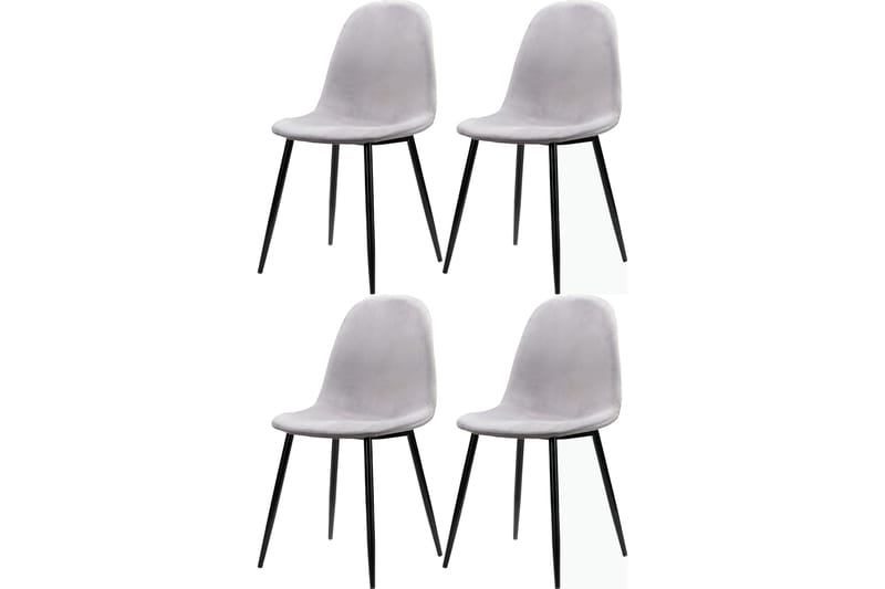 Oktoos Spisebordsstol - Grå/Sort - Spisebordsstole & køkkenstole