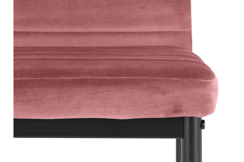 Olanta Spisebordsstol - Velour/Lyserød - Møbler - Stole & lænestole - Spisebordsstole & køkkenstole