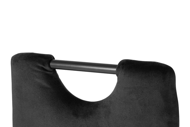 Olanta Spisebordsstol - Velvet/Sort - Møbler - Stole & lænestole - Spisebordsstole & køkkenstole