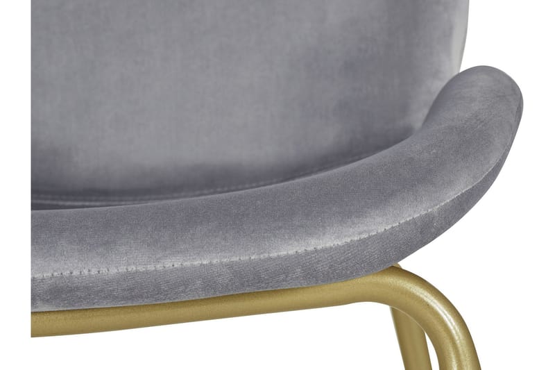 Ottine Spisebordsstol - Grå/Messing - Spisebordsstole & køkkenstole