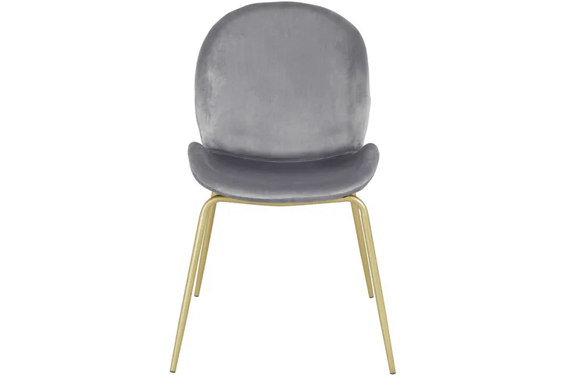 Ottine Spisebordsstol - Grå/Messing - Møbler - Stole & lænestole - Spisebordsstole & køkkenstole