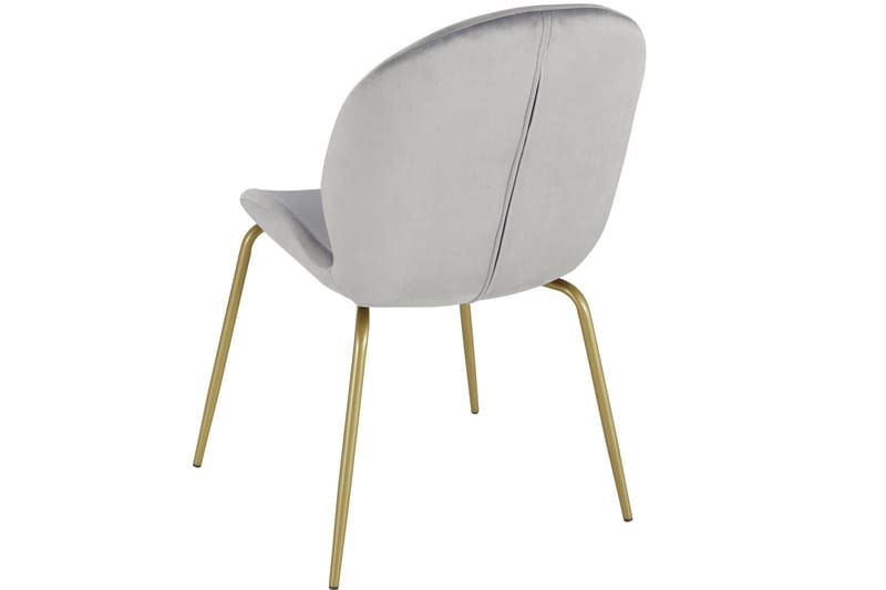 Ottine Spisebordsstol - Grå/Messing - Møbler - Stole & lænestole - Spisebordsstole & køkkenstole