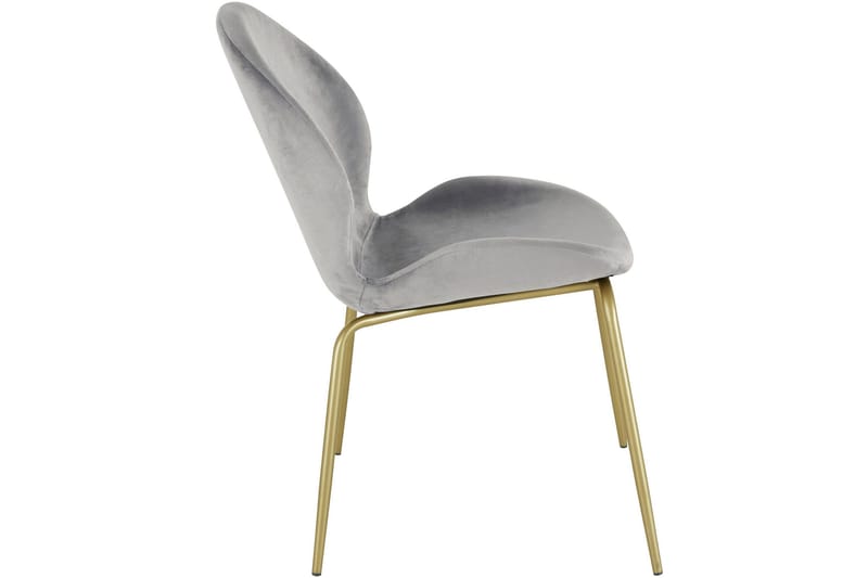 Ottine Spisebordsstol - Grå/Messing - Møbler - Stole & lænestole - Spisebordsstole & køkkenstole