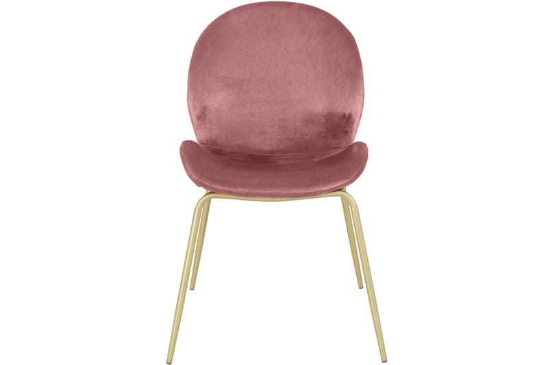 Ottine Spisebordsstol - Lyserød/Messing - Møbler - Stole & lænestole - Spisebordsstole & køkkenstole