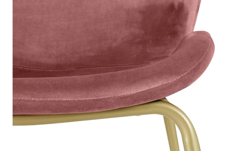 Ottine Spisebordsstol - Lyserød/Messing - Møbler - Stole & lænestole - Spisebordsstole & køkkenstole