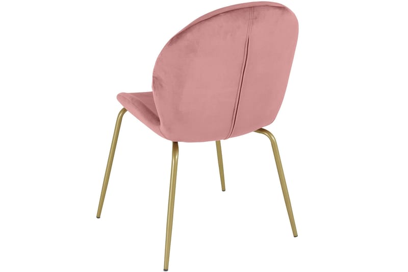 Ottine Spisebordsstol - Lyserød/Messing - Møbler - Stole & lænestole - Spisebordsstole & køkkenstole
