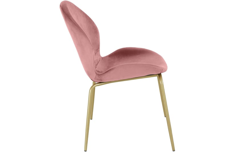 Ottine Spisebordsstol - Lyserød/Messing - Møbler - Stole & lænestole - Spisebordsstole & køkkenstole