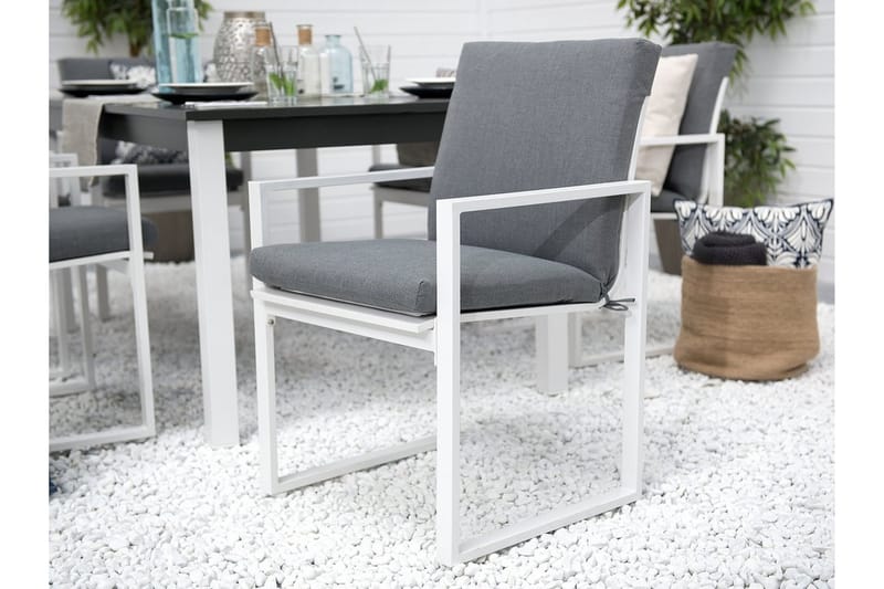 Pancole stolsæt til 2 stk - Grå - Spisebordsstole & køkkenstole - Armstole