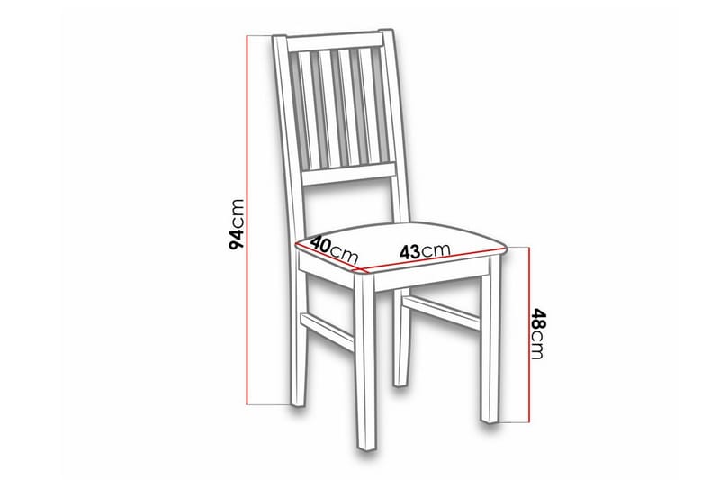 Patrickswell Matstol Black - Møbler - Stole & lænestole - Spisebordsstole & køkkenstole