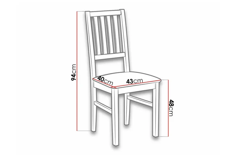 Patrickswell Matstol Black/Brown - Møbler - Stole & lænestole - Spisebordsstole & køkkenstole