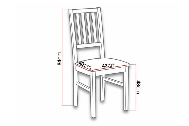 Patrickswell Matstol Black/Brown - Møbler - Stole & lænestole - Spisebordsstole & køkkenstole