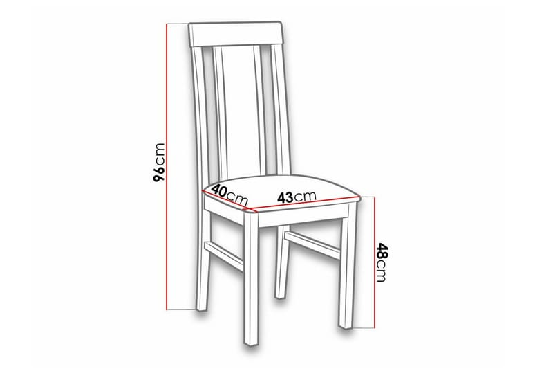 Patrickswell Matstol Black/Wood - Møbler - Stole & lænestole - Spisebordsstole & køkkenstole