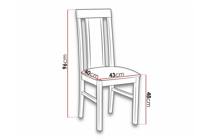 Patrickswell Matstol Black/Wood - Møbler - Stole & lænestole - Spisebordsstole & køkkenstole