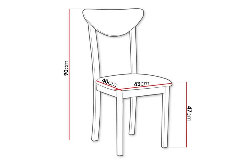 Patrickswell Stol - Sort - Møbler - Stole & lænestole - Spisebordsstole & køkkenstole