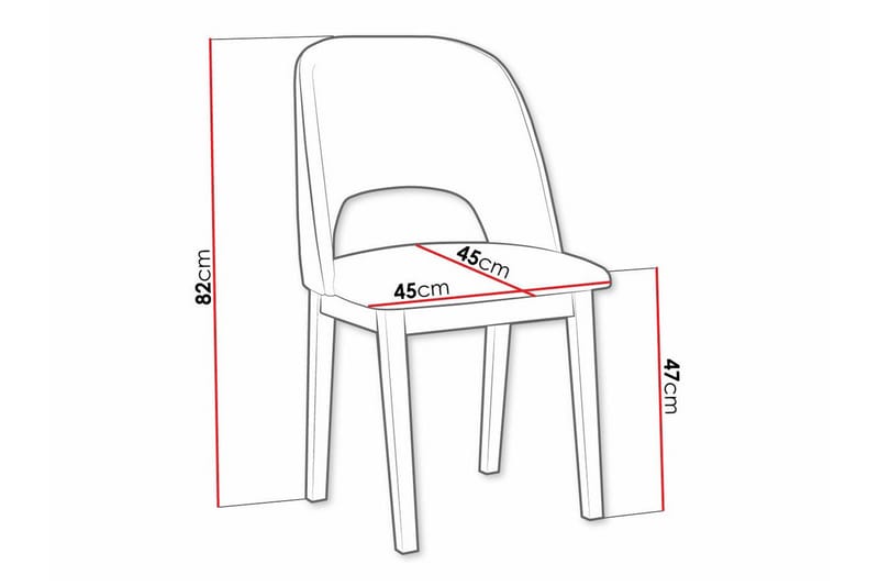 Patrickswell Stol - Sort - Møbler - Stole & lænestole - Spisebordsstole & køkkenstole