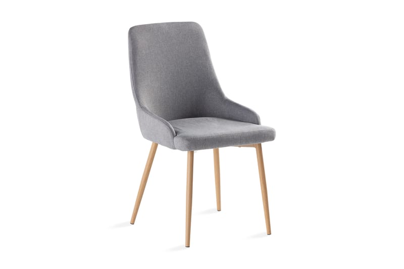 Pelle Spisebordsstol - Lysegrå/Eg - Spisebordsstole & køkkenstole