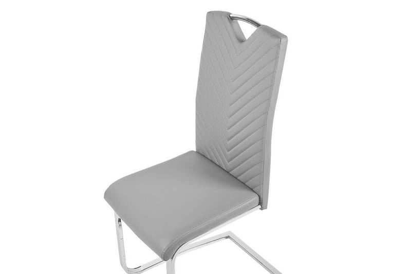 Picknes Spisebordsstol 2stk - Kunstlæder/Lysegrå - Møbler - Stole & lænestole - Spisebordsstole & køkkenstole