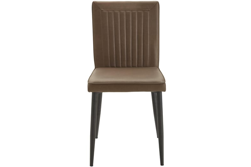 Pinon spisebordsstol kunstlæder 2 stk. - Brun - Spisebordsstole & køkkenstole