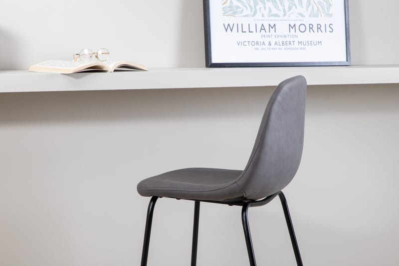 Polar Barstol - Grå/Svart - Møbler - Stole & lænestole - Spisebordsstole & køkkenstole