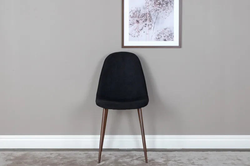 Polar Spisebordsstol - Sort/Brun - Møbler - Stole & lænestole - Spisebordsstole & køkkenstole