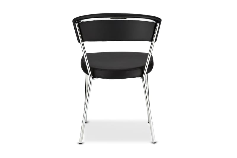 Preben Spisebordsstol Kunstlæder - Sort - Spisebordsstole & køkkenstole