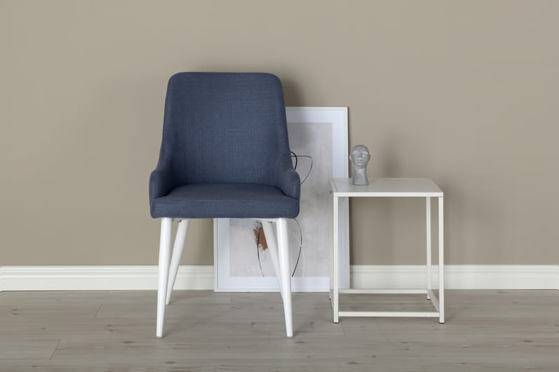 Ridones Spisebordsstol - Blå/Hvid - Spisebordsstole & køkkenstole - Armstole
