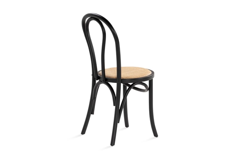 Risaberga Spisebordsstol - Rattan - Sort - Spisebordsstole & køkkenstole