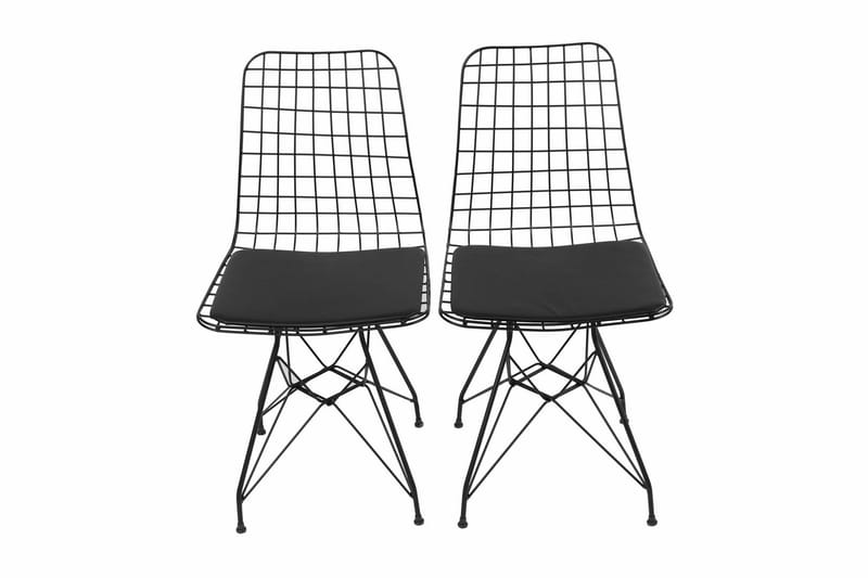 Roettgen Stol 2-pak 92 cm - Sort - Spisebordsstole & køkkenstole