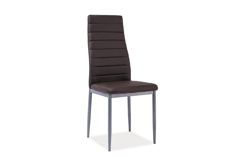 Rogna Spisebordsstol 4 stk - Kunstlæder/Brun - Spisebordsstole & køkkenstole