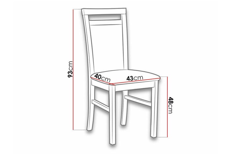 Roma Matstol Black - Møbler - Stole & lænestole - Spisebordsstole & køkkenstole