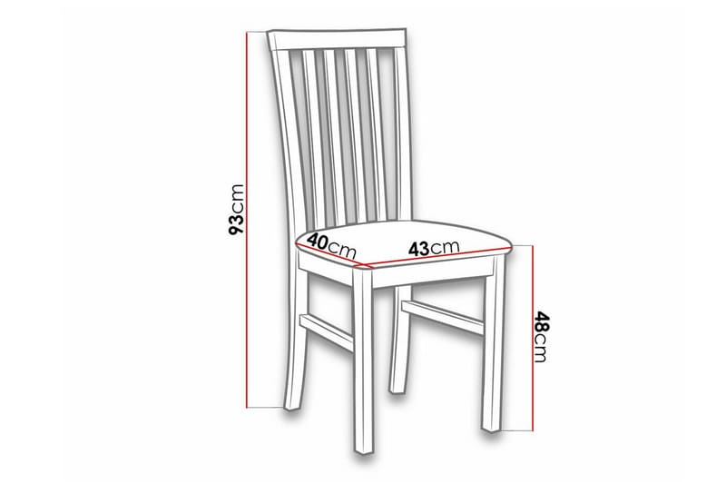 Roma Matstol Brown||Black - Møbler - Stole & lænestole - Spisebordsstole & køkkenstole