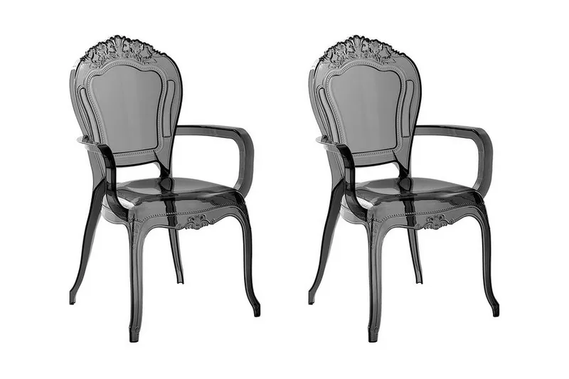 Ronshausen Stol 2-pak - Sort - Møbler - Stole & lænestole - Spisebordsstole & køkkenstole