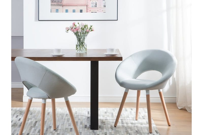 Roslyn stolsæt til 2 stk - Grå - Møbler - Stole & lænestole - Spisebordsstole & køkkenstole