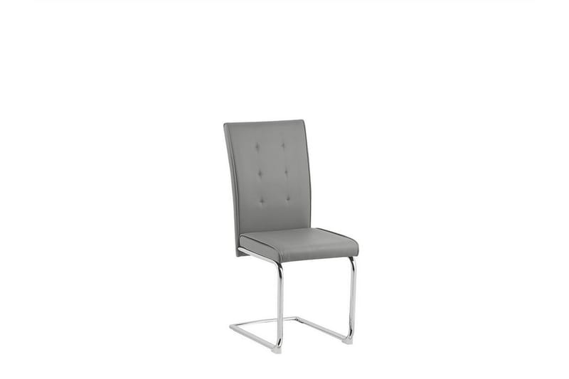 Rovard Spisebordsstol 2stk - Kunstlæder/Grå - Spisebordsstole & køkkenstole