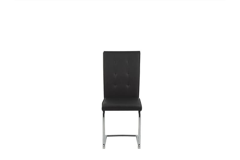 Rovard Spisebordsstol 2stk - Kunstlæder/Sort - Møbler - Stole & lænestole - Spisebordsstole & køkkenstole