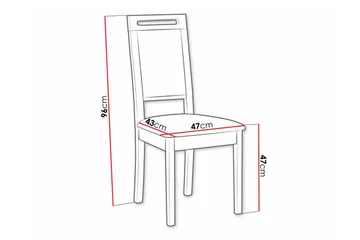 Rowden Spisestol - Sort - Møbler - Stole & lænestole - Spisebordsstole & køkkenstole