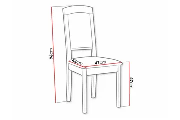 Rowden Spisestol - Sort - Møbler - Stole & lænestole - Spisebordsstole & køkkenstole