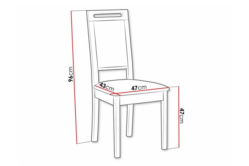 Rowden Spisestol - Sort - Møbler - Stole & lænestole - Spisebordsstole & køkkenstole