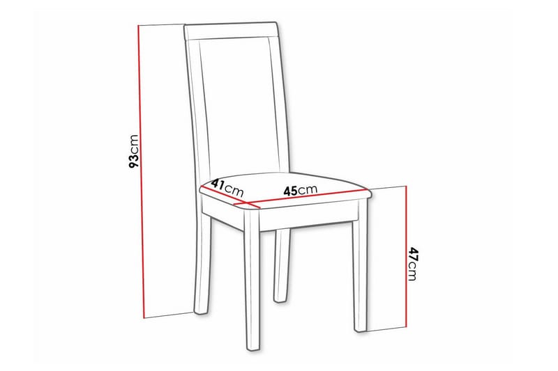 Rowden Spisestol - Sort - Møbler - Stole & lænestole - Spisebordsstole & køkkenstole