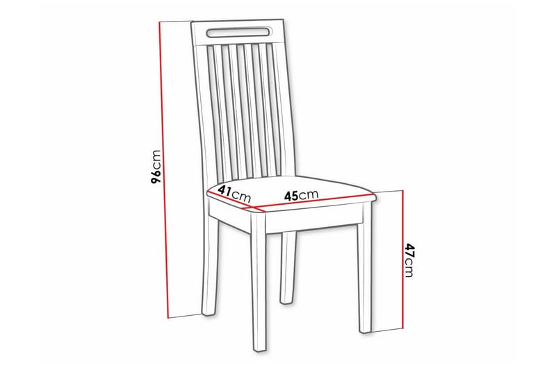 Rowden Spisestol - Sort - Møbler - Stole & lænestole - Spisebordsstole & køkkenstole