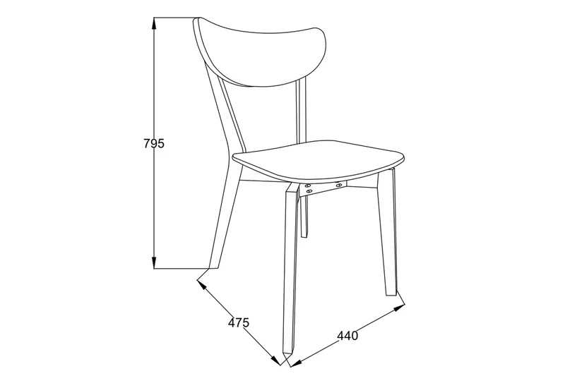 Roxby Stol Ek oak - Møbler - Stole & lænestole - Spisebordsstole & køkkenstole