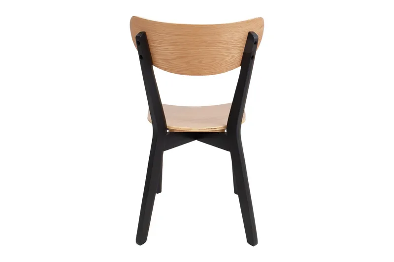 Roxby Stol Ek/Svart NO_BRAND Natur||Black - Møbler - Stole & lænestole - Spisebordsstole & køkkenstole