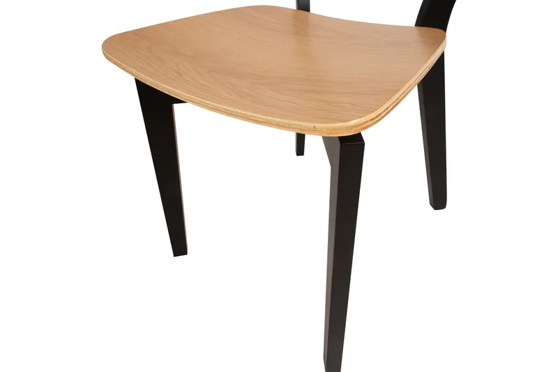 Roxby Stol Ek/Svart NO_BRAND Natur||Black - Møbler - Stole & lænestole - Spisebordsstole & køkkenstole