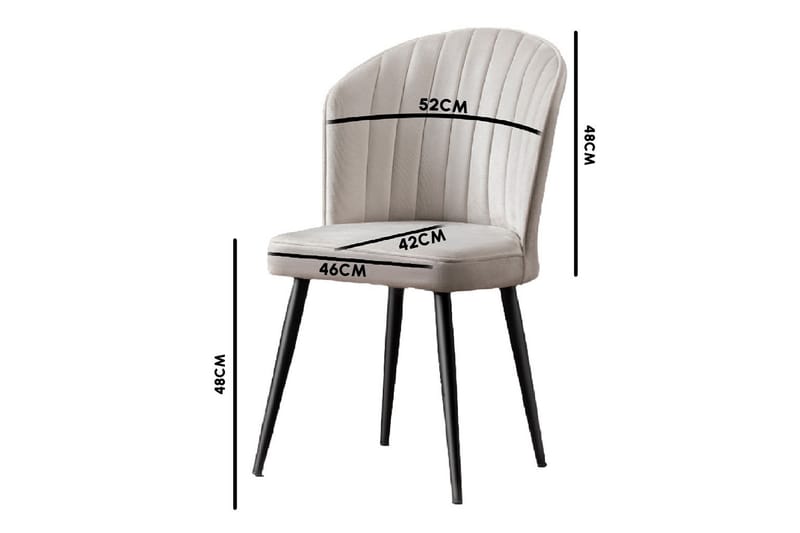 Rubi Spisebordsstol - Sort - Spisebordsstole & køkkenstole