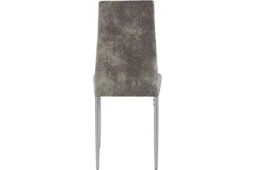 Sabie spisebordsstol Microfiber 2 stk. - lysegrå - Møbler - Stole & lænestole - Spisebordsstole & køkkenstole