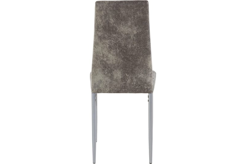 Sabie spisebordsstol Microfiber 2 stk. - lysegrå - Møbler - Stole & lænestole - Spisebordsstole & køkkenstole
